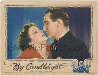 3r1041 BY CANDLELIGHT LC 1933 James Whale directed, romantic close up of Elissa Landi & Paul Lukas!