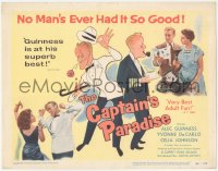 3r0703 CAPTAIN'S PARADISE TC 1953 Al Hirschfeld art of Alec Guinness trying to juggle two wives!