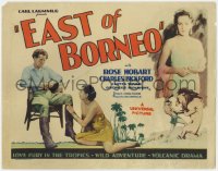 3r0741 EAST OF BORNEO TC 1932 Charles Bickford, Rose Hobart, love fury in tropics, volcanic drama!