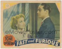 3r1118 FAST & FURIOUS LC 1939 Franchot Tone tells Ann Sothern she's crazy, but he loves her!