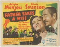 3r0749 FATHER TAKES A WIFE TC 1941 Gloria Swanson, Adolphe Menjou, John Howard, Desi Arnaz & more!