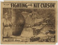 3r1125 FIGHTING WITH KIT CARSON chapter 1 LC 1933 Johnny Mack Brown fighting, The Mystery Riders!