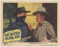 3r1144 FRONTIER GUNLAW LC 1945 masked Charles Starrett as the Durango Kid questions Jack Rockwell!