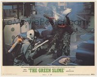 3r1162 GREEN SLIME LC #4 1969 classic cheesy sci-fi movie, wonderful image of astronaut & monster!