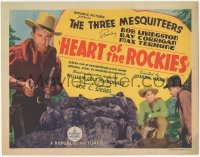 3r0786 HEART OF THE ROCKIES TC 1937 Three Mesquiteers, Bob Livingston, Ray Corrigan & Max Terhune!