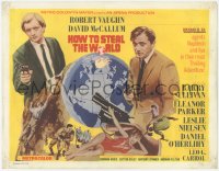 3r0795 HOW TO STEAL THE WORLD int'l TC 1968 Robert Vaughn is The Man from UNCLE, different art!