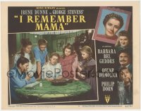 3r1197 I REMEMBER MAMA LC #3 1948 Irene Dunne & family gathered around table, George Stevens!