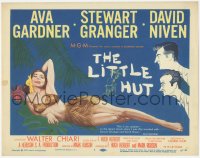 3r0826 LITTLE HUT TC 1957 sexy tropical Ava Gardner, Stewart Granger, David Niven
