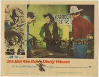 3r1249 MAN WHO SHOT LIBERTY VALANCE LC #2 1962 Lee Marvin by James Stewart & John Wayne at vote!