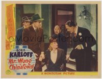 3r1270 MR. WONG IN CHINATOWN LC 1939 Asian detective Boris Karloff interrogates Marjorie Reynolds!