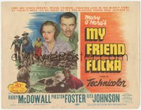 3r0854 MY FRIEND FLICKA TC R1951 Roddy McDowall, Preston Foster, Rita Johnson, from Mary O'Hara novel