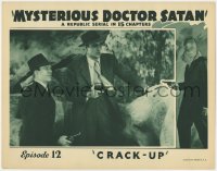 3r1276 MYSTERIOUS DOCTOR SATAN chapter 12 LC 1940 bad guys pointing guns, serial, Crack-Up!