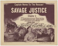 3r0856 MYSTERIOUS ISLAND chapter 3 TC 1951 sci-fi serial from Jules Verne novel, Savage Justice!