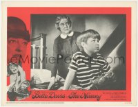 3r1280 NANNY LC #2 1965 c/u of creepy Bette Davis & young William Dix, Hammer horror!