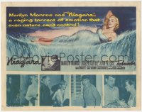 3r0003 NIAGARA TC 1953 classic artwork of gigantic sexy Marilyn Monroe on famous waterfall!