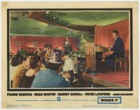 3r1296 OCEAN'S 11 LC #7 1960 great image of Dean Martin playing piano & singing on stage!