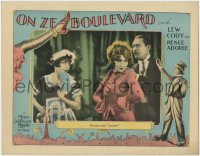 3r1300 ON ZE BOULEVARD LC 1927 French headwaiter Lew Cody wins the lottery & Renee Adoree too, rare!
