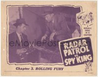 3r1323 RADAR PATROL VS SPY KING chapter 3 LC 1949 guys using radar, Republic serial, Rolling Fury!