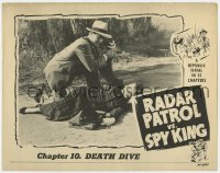 3r1322 RADAR PATROL VS SPY KING chapter 10 LC 1949 Kirk Alyn wrestling gun from laughing lady!