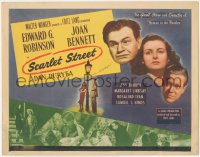 3r0901 SCARLET STREET TC 1945 Fritz Lang classic noir, Edward G. Robinson, Joan Bennett, Dan Duryea