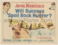 3r0965 WILL SUCCESS SPOIL ROCK HUNTER TC 1957 sexy Jayne Mansfield wearing only a sheet, Tony Randall
