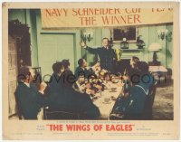 3r1486 WINGS OF EAGLES LC #2 1957 Air Force pilot John Wayne & his crew celebrate their triumph!