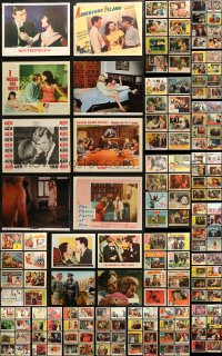 3s0291 LOT OF 156 1940S-60S LOBBY CARDS 1940s-1960s scenes from a variety of different movies!