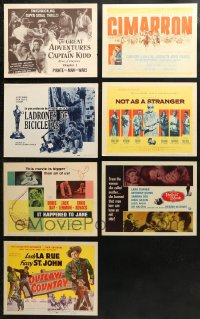 3s0392 LOT OF 7 TITLE CARDS 1940s-1960s great images from a variety of different movies!