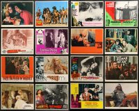 3s0377 LOT OF 16 HORROR/SCI-FI LOBBY CARDS 1970s great scenes from a several different movies!