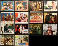 3s0380 LOT OF 14 LOBBY CARDS 1940s-1970s great scenes from a variety of different movies!
