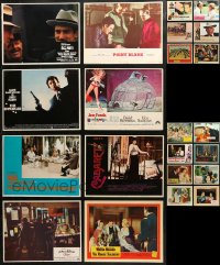 3s0366 LOT OF 22 LOBBY CARDS 1950s-1980s great scenes from a variety of different movies!