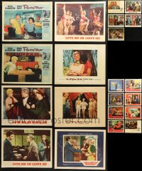 3s0367 LOT OF 21 LOBBY CARDS FROM DORIS DAY MOVIES 1950s-1960s incomplete sets from her movies!