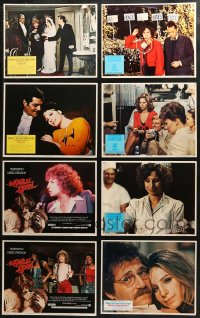 3s0382 LOT OF 13 LOBBY CARDS FROM BARBRA STREISAND MOVIES 1970s-1980s incomplete sets from her movies!