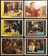 3s0397 LOT OF 6 LOBBY CARDS FROM JOHN GARFIELD MOVIES 1940s-1950s great scenes!