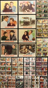 3s0312 LOT OF 120 LOBBY CARDS 1960s complete sets from a variety of different movies!