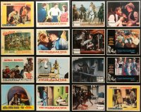 3s0378 LOT OF 16 COWBOY WESTERN LOBBY CARDS 1940s-1980s incomplete sets from a variety of movies!