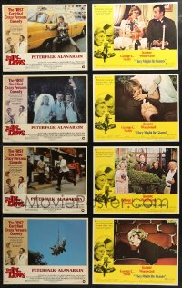 3s0361 LOT OF 24 LOBBY CARDS 1970s-1990s incomplete sets from a variety of movies!