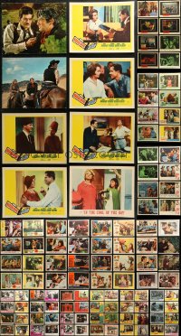 3s0295 LOT OF 148 MOSTLY 1960S LOBBY CARDS 1960s incomplete sets from a variety of movies!