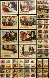 3s0329 LOT OF 96 COWBOY WESTERN LOBBY CARDS 1940s-1960s complete sets from a variety of movies!