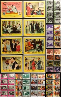 3s0334 LOT OF 80 LOBBY CARDS 1950s-1960s complete sets from a variety of different movies!