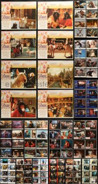 3s0289 LOT OF 160 1980S AND NEWER LOBBY CARDS 1980s-2000s complete sets from a variety of movies!