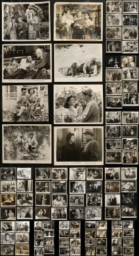3s0543 LOT OF 124 8X10 STILLS 1930s-1970s great scenes from a variety of different movies!