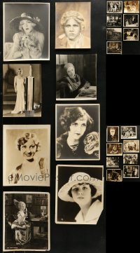 3s0556 LOT OF 23 VINTAGE 1920S 8X10 STILLS 1920s scenes & portraits from a variety of movies!