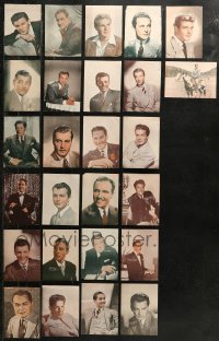 3s0500 LOT OF 26 5X7 PICTURE FRAME PHOTOS 1940s a variety of top male movie star portraits!