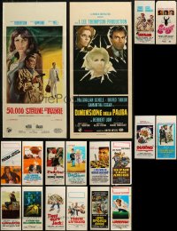 3s0620 LOT OF 20 FORMERLY FOLDED ITALIAN LOCANDINAS 1960s-1970s a variety of movie images!