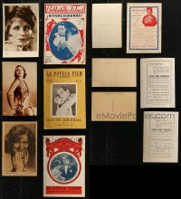 3s0525 LOT OF 6 CLARA BOW SPANISH POSTCARDS AND MAGAZINES 1920s great images of the leading lady!