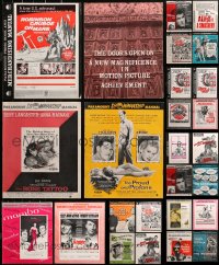 3s0051 LOT OF 26 UNCUT PRESSBOOKS 1950s-1960s advertising for a variety of different movies!