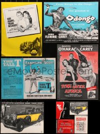 3s0057 LOT OF 9 UNCUT PRESSBOOKS 1950s-1960s advertising for a variety of different movies!