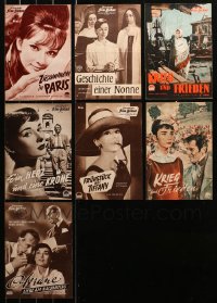 3s0483 LOT OF 7 AUDREY HEPBURN GERMAN PROGRAMS 1950s-1960s different images from her movies!