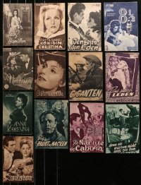 3s0492 LOT OF 13 AUSTRIAN PROGRAMS 1930s-1960s great different images from a variety of movies!